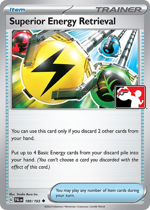 Superior Energy Retrieval 189/193 from Prize Pack Series Cards