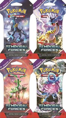 Temporal Forces Sleeved Booster Pack Art Bundle [Set of 4]