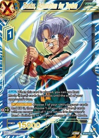 Trunks, Admiration for Tapion card art