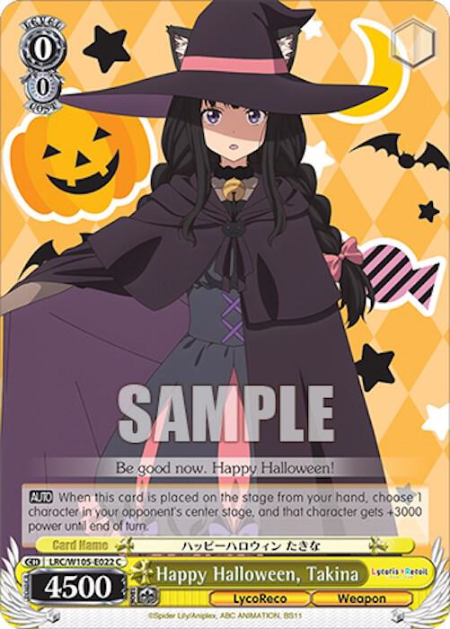 Happy Halloween, Takina - Lycoris Recoil - Weiss Schwarz