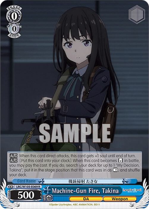 Machine-Gun Fire, Takina