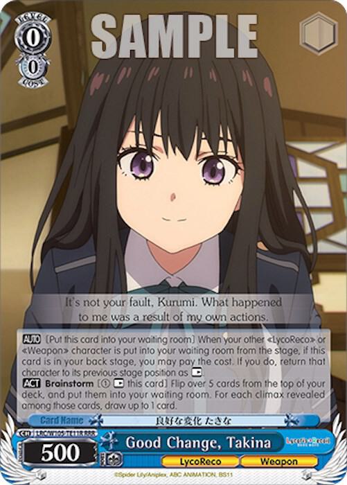 Good Change, Takina (RRR)