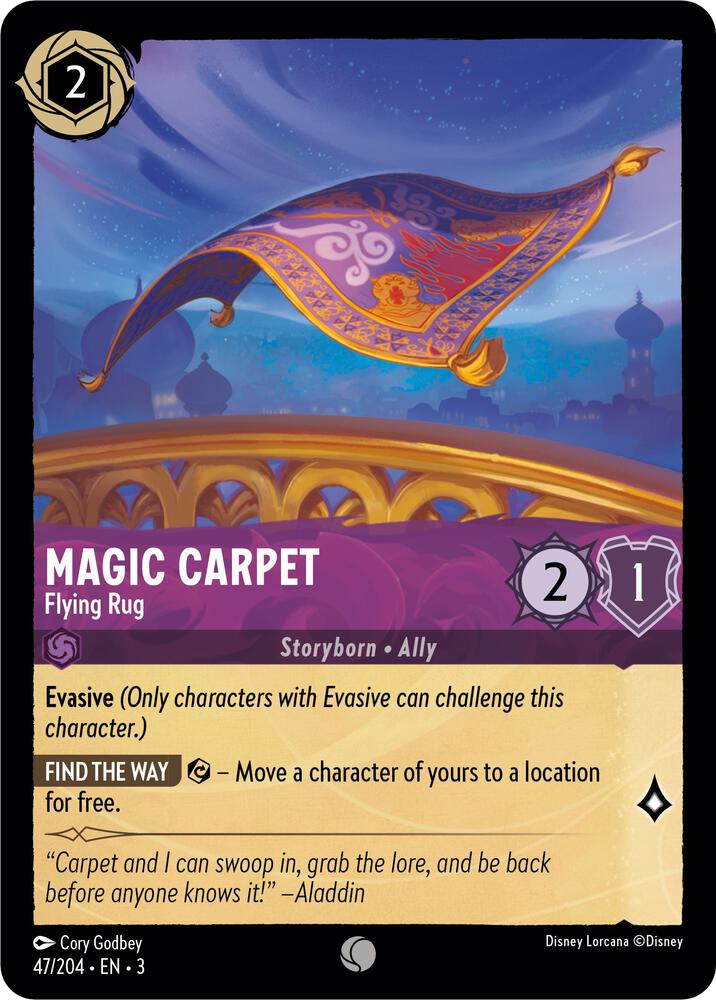 Magic Carpet - Flying Rug - Into the Inklands - Disney