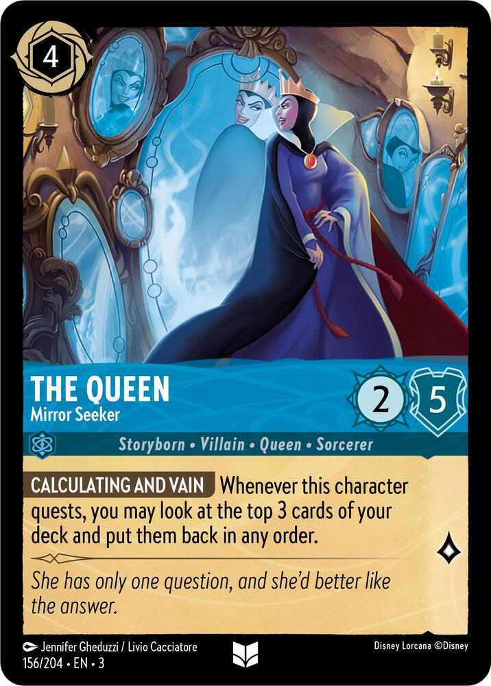 The Queen - Mirror Seeker - Into the Inklands - Disney Lorcana