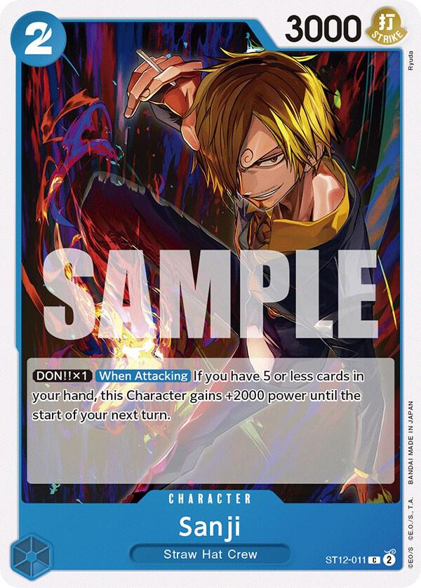 Sanji onepiece card