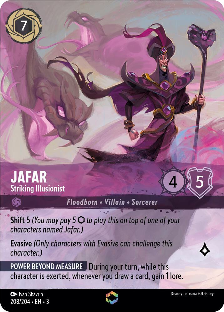 ディズニーロルカナ ジャファー エンチャンテッド Jafar - Striking Illusionist (Enchanted) - Into the Inklands
