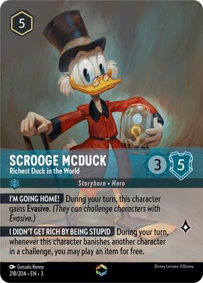PSA10Loracanaスクルージ・マクダック エンチャンテッド765 Scrooge McDuck - Richest Duck in the World (Enchanted