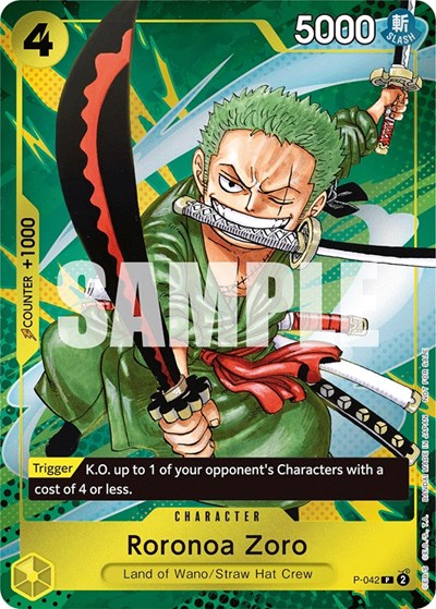 Roronoa Zoro (Event Pack Vol. 3) One Piece Promotion Cards card price