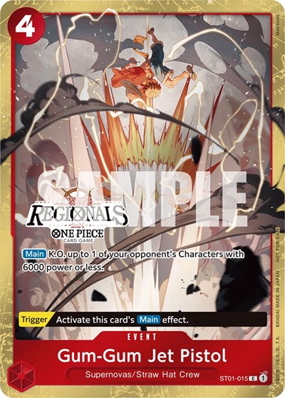 Gum-Gum Jet Pistol (Online Regional 2024) [Participant] One Piece Promotion Cards card price