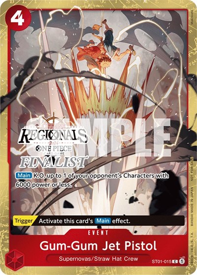 Gum-Gum Jet Pistol (Offline Regional 2024) [Finalist] One Piece Promotion Cards card price