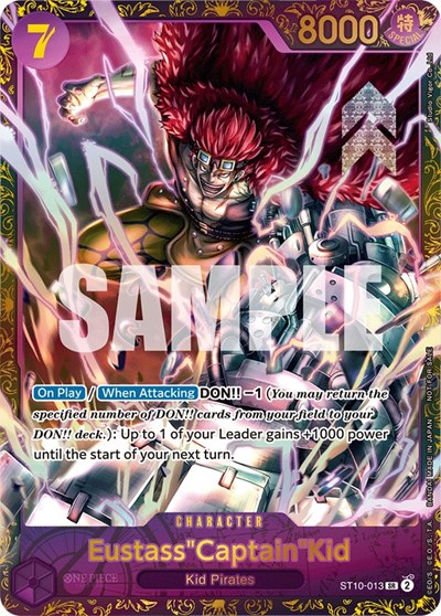 Eustass"Captain"Kid - ST10-013 One Piece Promotion Cards card price