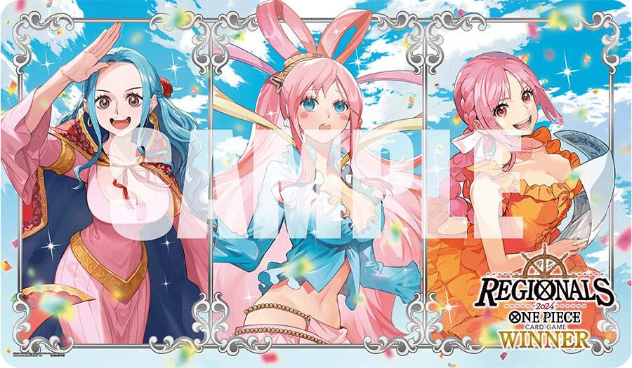 ONE PIECE プレイマット REGIONALS Finalist 三兄弟 ワンピースカード チャンピオンシップ プレイマット 3兄弟ver