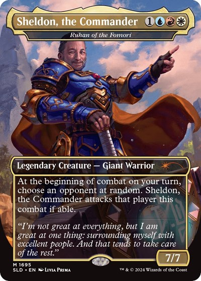 Sheldon the Commander Ruhan of the Fomori