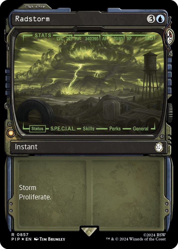 Radstorm (Showcase) (Surge Foil) 857 card