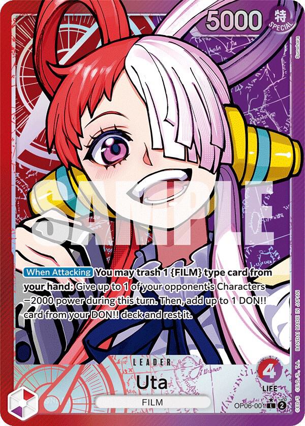 Uta (Alternate Art) - Wings of the Captain - One Piece Card