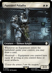 Puresteel Paladin (Extended Art) (Surge Foil) (Foil)