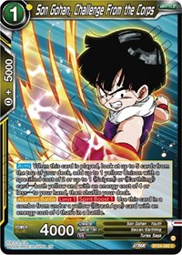 Son Gohan, Challenge From the Corps card art