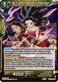 Kale & Caulifla, Preparations for Potara-Fusion card art
