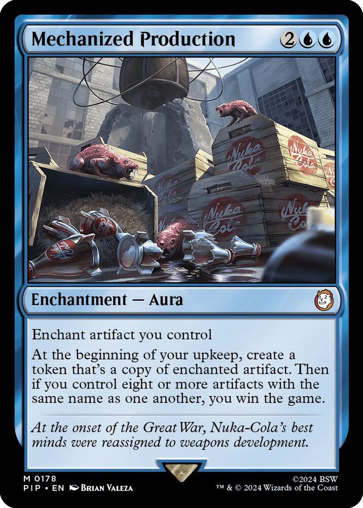 Mechanized Production - Universes Beyond: Fallout - Magic: The Gathering -  TCGplayer.com