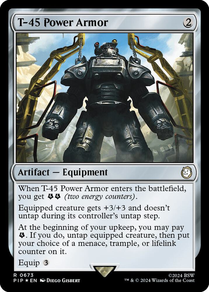 T-45 Power Armor (Surge Foil) 673 card