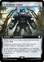 T-45 Power Armor (Extended Art) (Surge Foil) - Universes Beyond