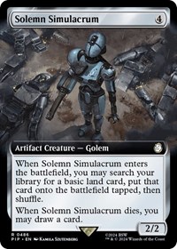 Solemn Simulacrum (Extended Art) (Universes Beyond: Fallout)