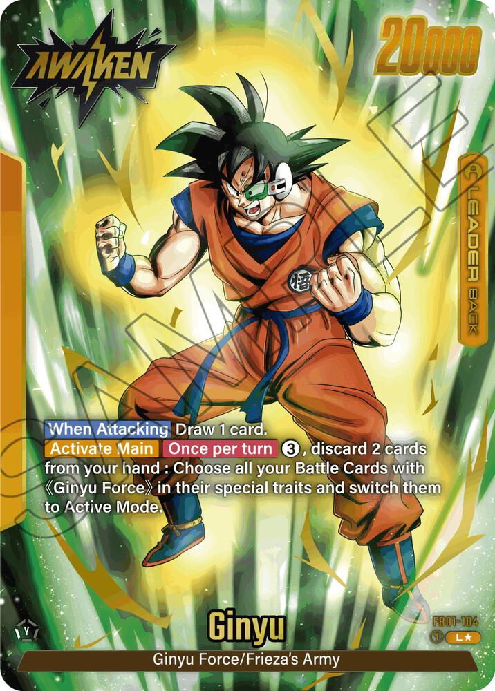 Ginyu - FB01-104 (Alternate Art) - Awakened Pulse - Dragon Ball