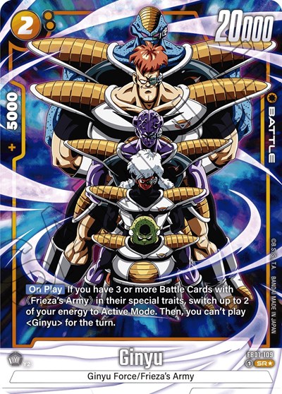 Ginyu - FB01-109 (Alternate Art) card