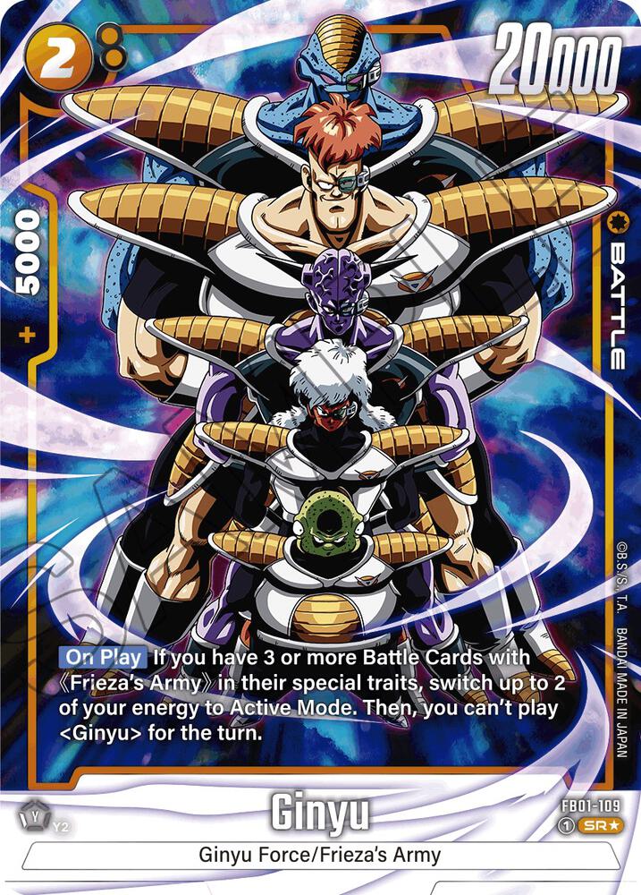 Ginyu - FB01-109 (Alternate Art) - Awakened Pulse - Dragon Ball