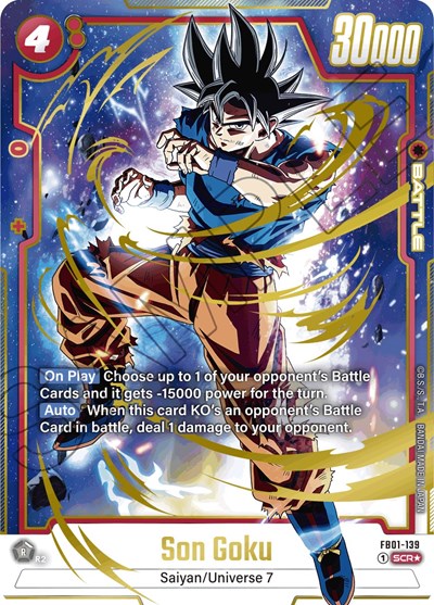 Son Goku - FB01-139 (Alternate Art) Awakened Pulse Secret Rare Dragon Ball card — value and price