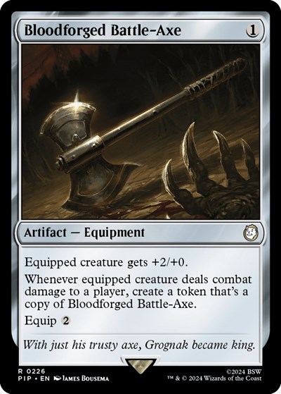 Bloodforged Battle Axe