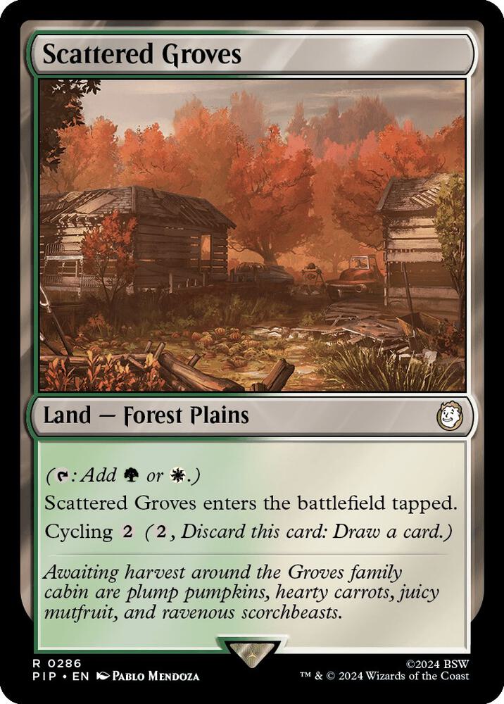 Scattered Groves 286 card