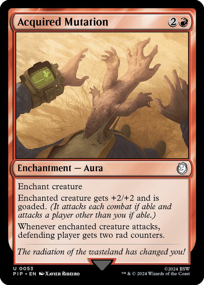 Acquired Mutation - Universes Beyond: Fallout - Magic: The Gathering -  TCGplayer.com