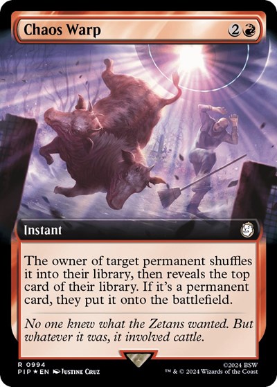 Chaos Warp Extended Art Surge Foil