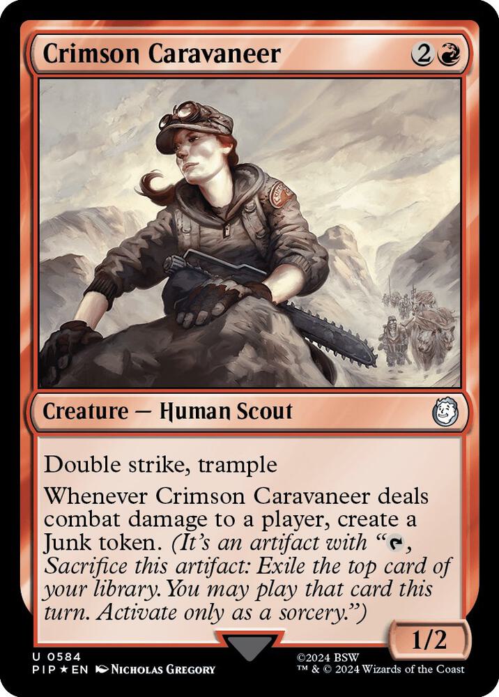 Crimson Caravaneer (Surge Foil) 584 card