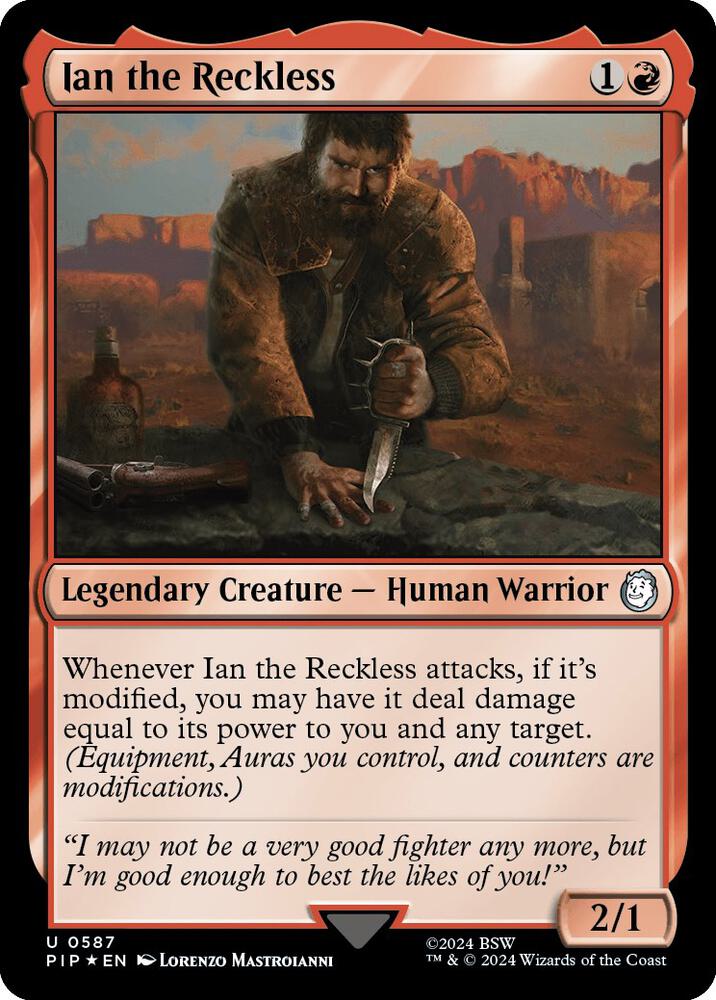 Ian the Reckless (Surge Foil) 587 card