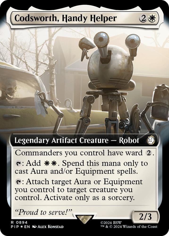 Codsworth, Handy Helper (Extended Art) (Surge Foil) - Universes