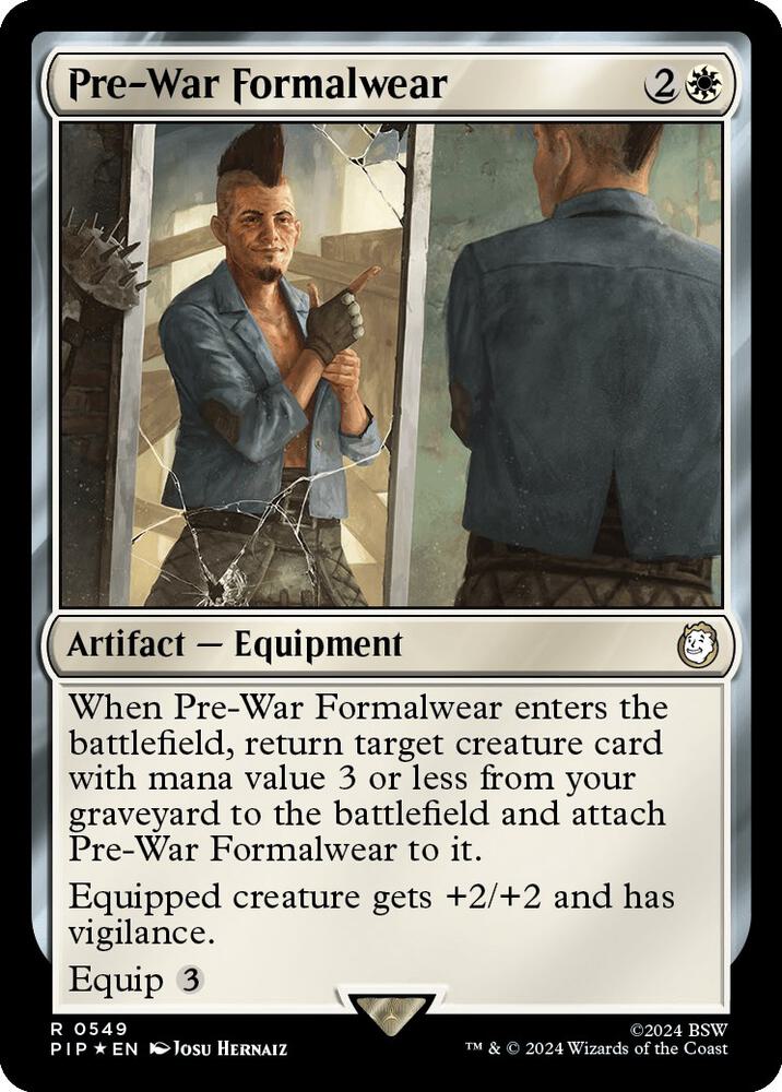 Pre-War Formalwear (Surge Foil) 549 card