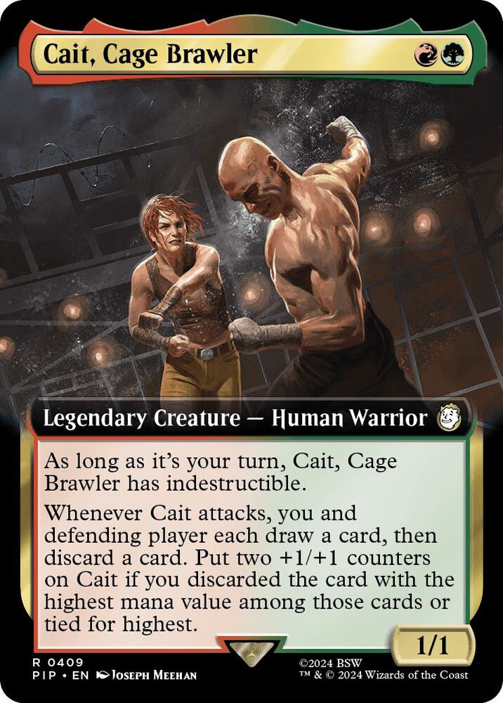 Cait, Cage Brawler (Extended Art) 409 card