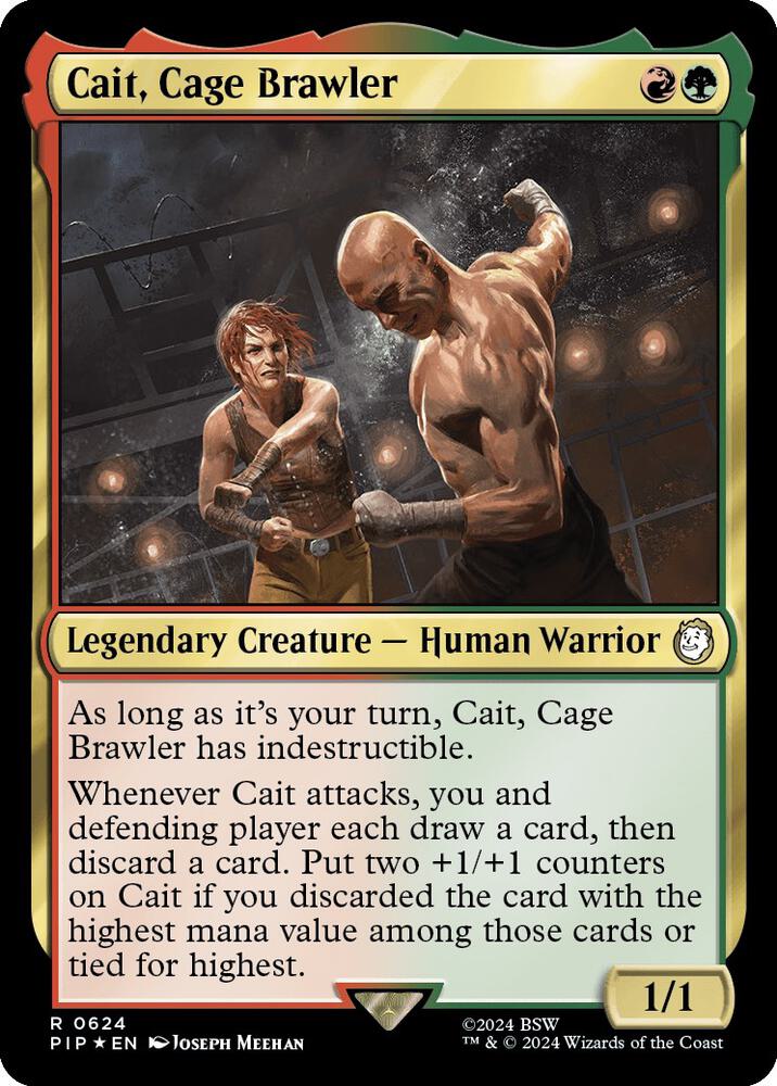 Cait, Cage Brawler (Surge Foil) 624 card
