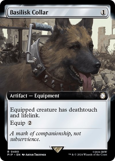 Basilisk Collar Extended Art