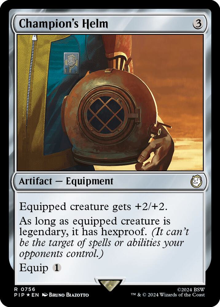 Champion's Helm (Surge Foil) 756 card