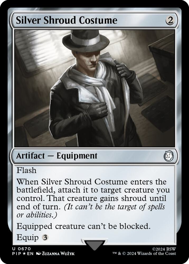 Silver Shroud Costume (Surge Foil) 670 card