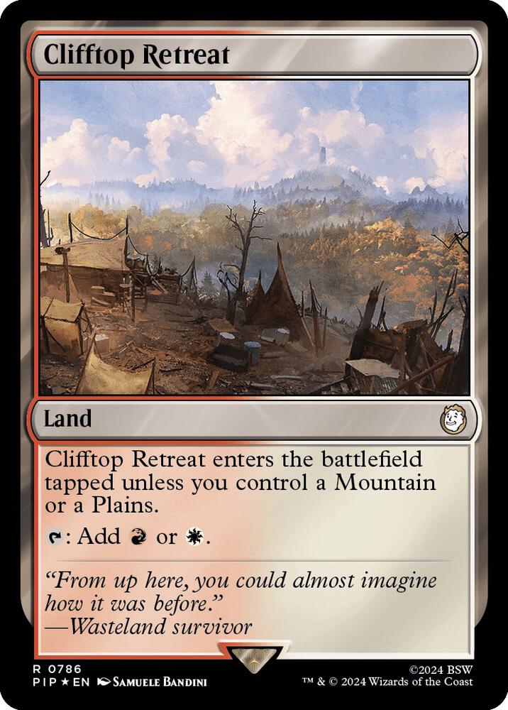 Clifftop Retreat (Surge Foil) 786 card