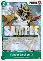 vander decken one piece tcg Vander Decken IX