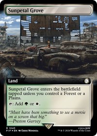Sunpetal Grove (Extended Art) (Surge Foil)