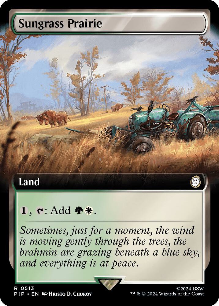 Sungrass Prairie (Extended Art) 513 card