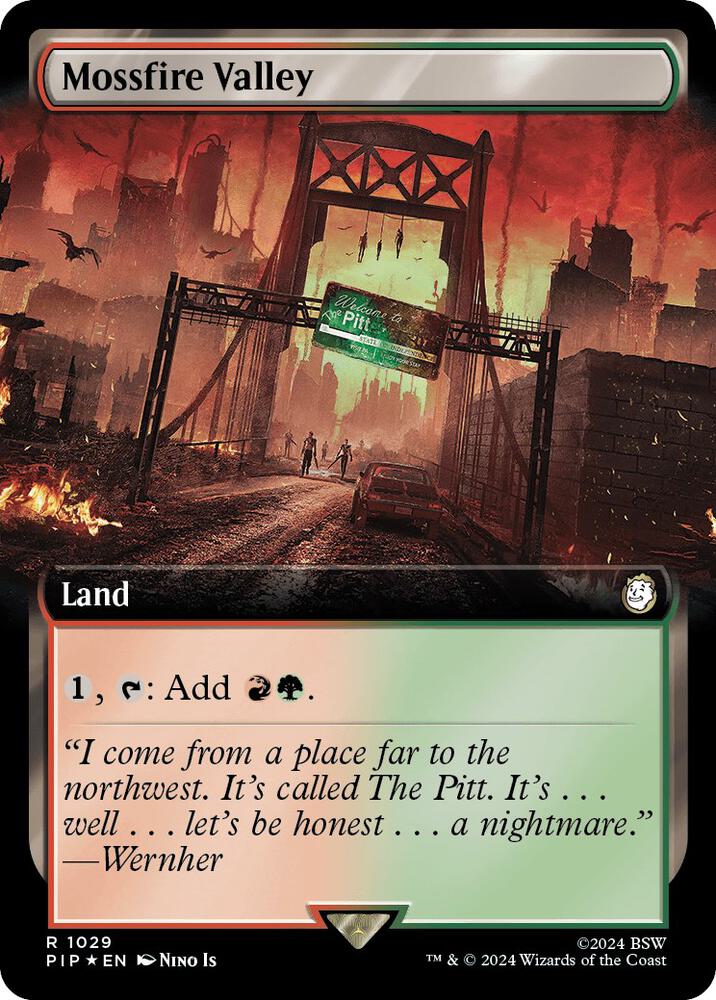 Mossfire Valley (Extended Art) (Surge Foil) 1029 card