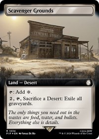 Scavenger Grounds (Extended Art) (Surge Foil)