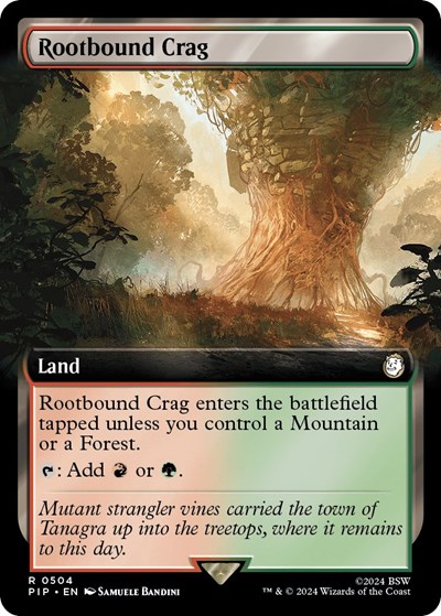Rootbound Crag Extended Art